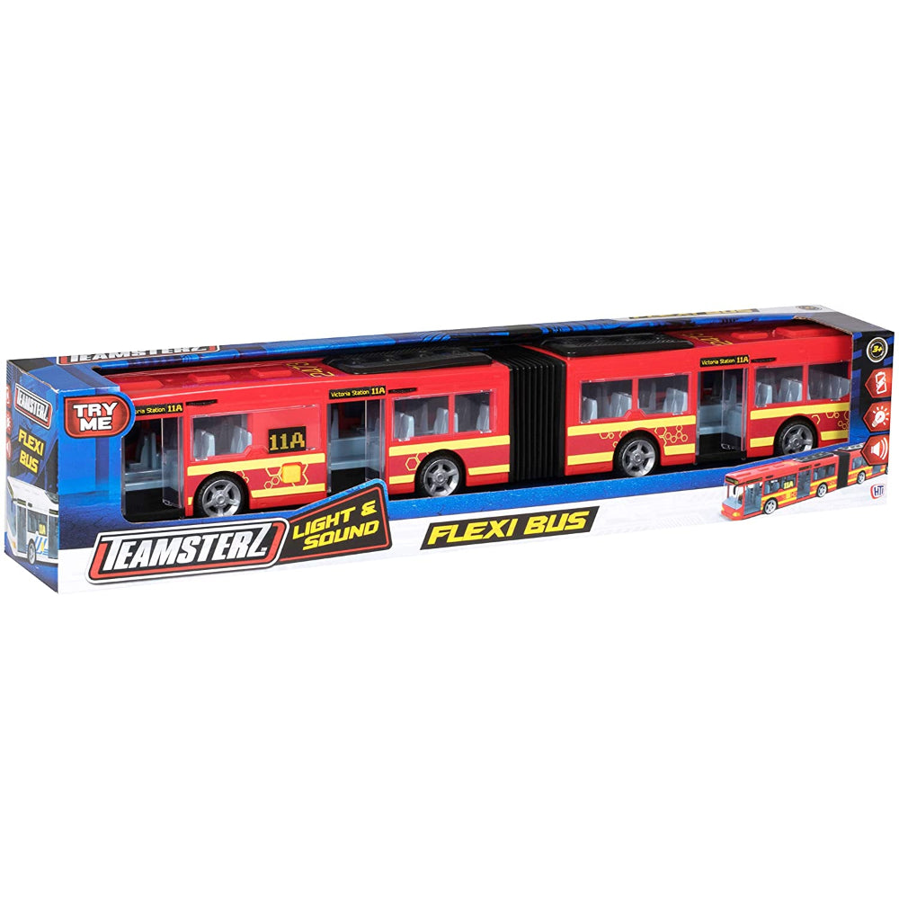Teamsterz Light and Sounds Flexi Bus Teamsterz Light and Sounds Flexi Bus