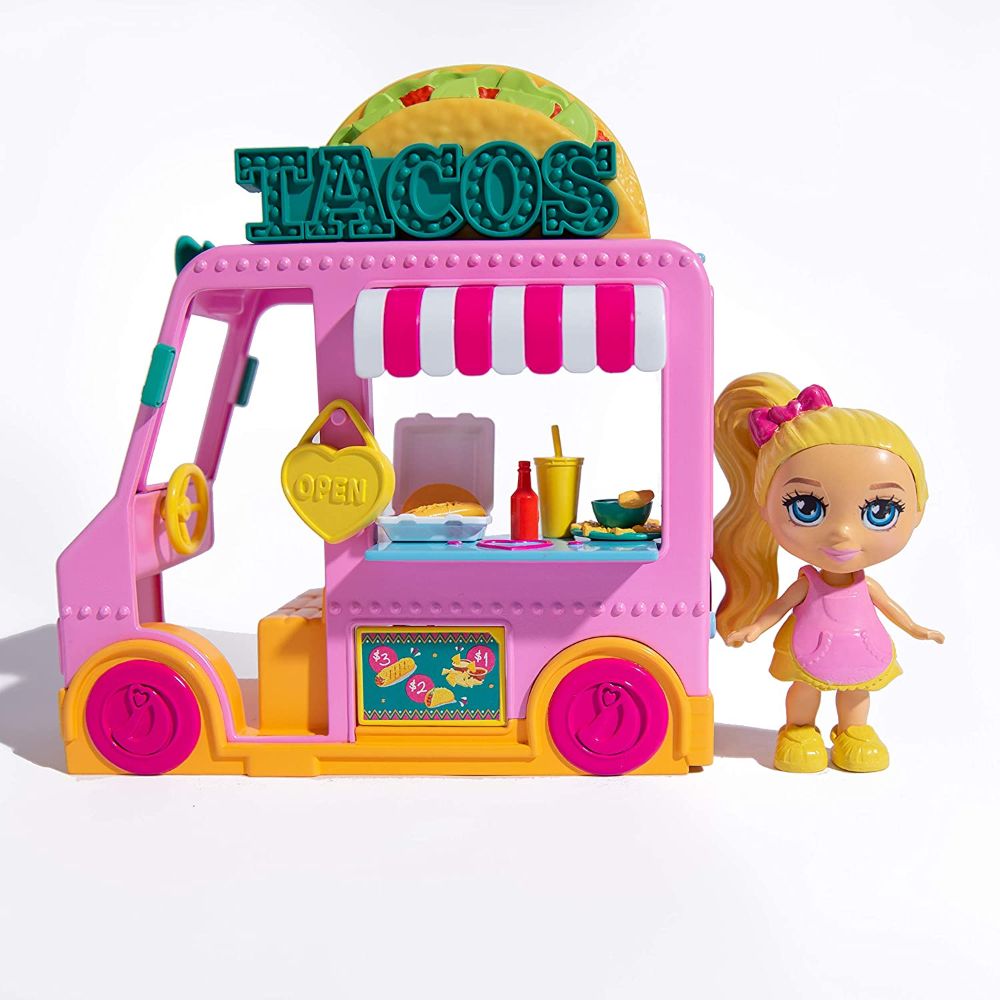 Love Diana 2 in 1 Pop Up Taco and Ice Cream Truck Playset Love Diana 2 in 1 Pop Up Taco and Ice Cream Truck Playset