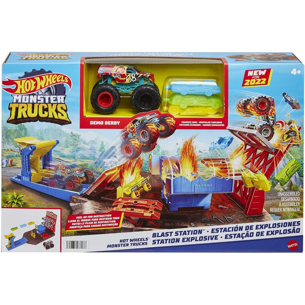Hot Wheels MT Blast Station Playset
