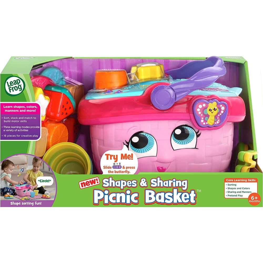 LeapFrog Shapes & Sharing Picnic Basket