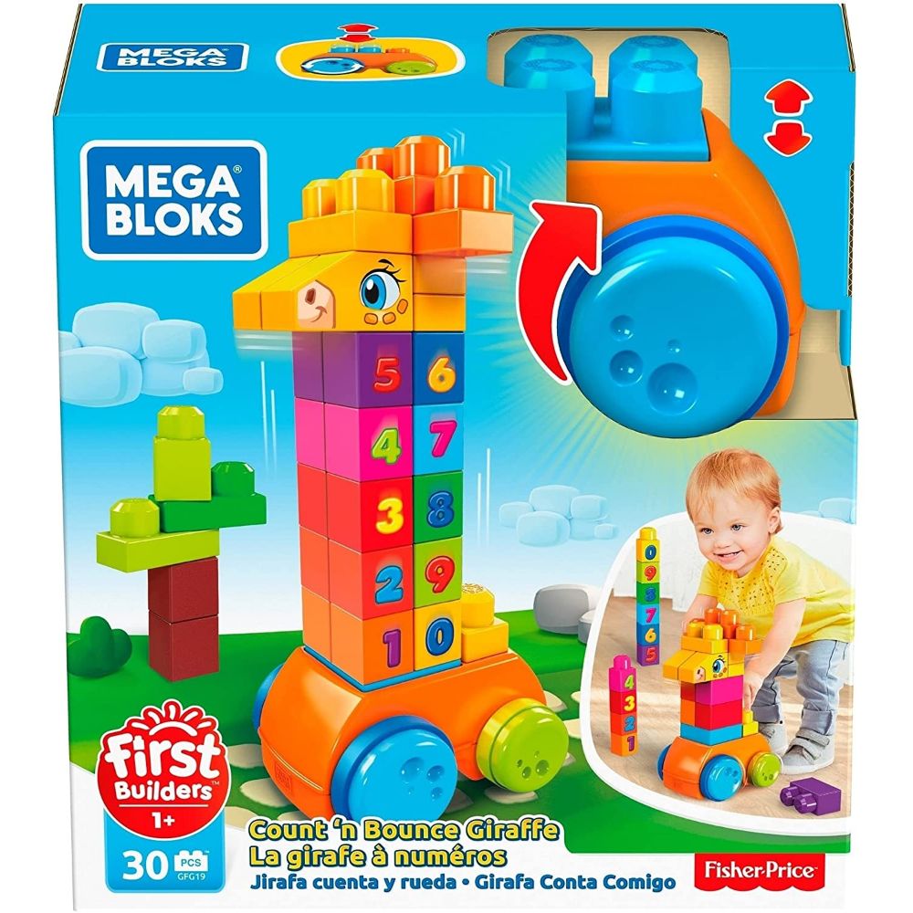 Mega Bloks Count & Bounce Giraffe