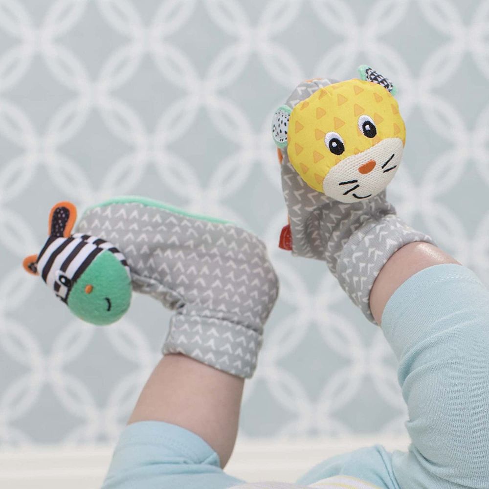 Infantino Rattles Zebra N' Tiger Infantino Rattles Zebra N' Tiger