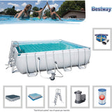Bestway Power Steel 16' x 16' x 48"/4.88m x 4.88m x 1.22m Square Pool Set  Image#2