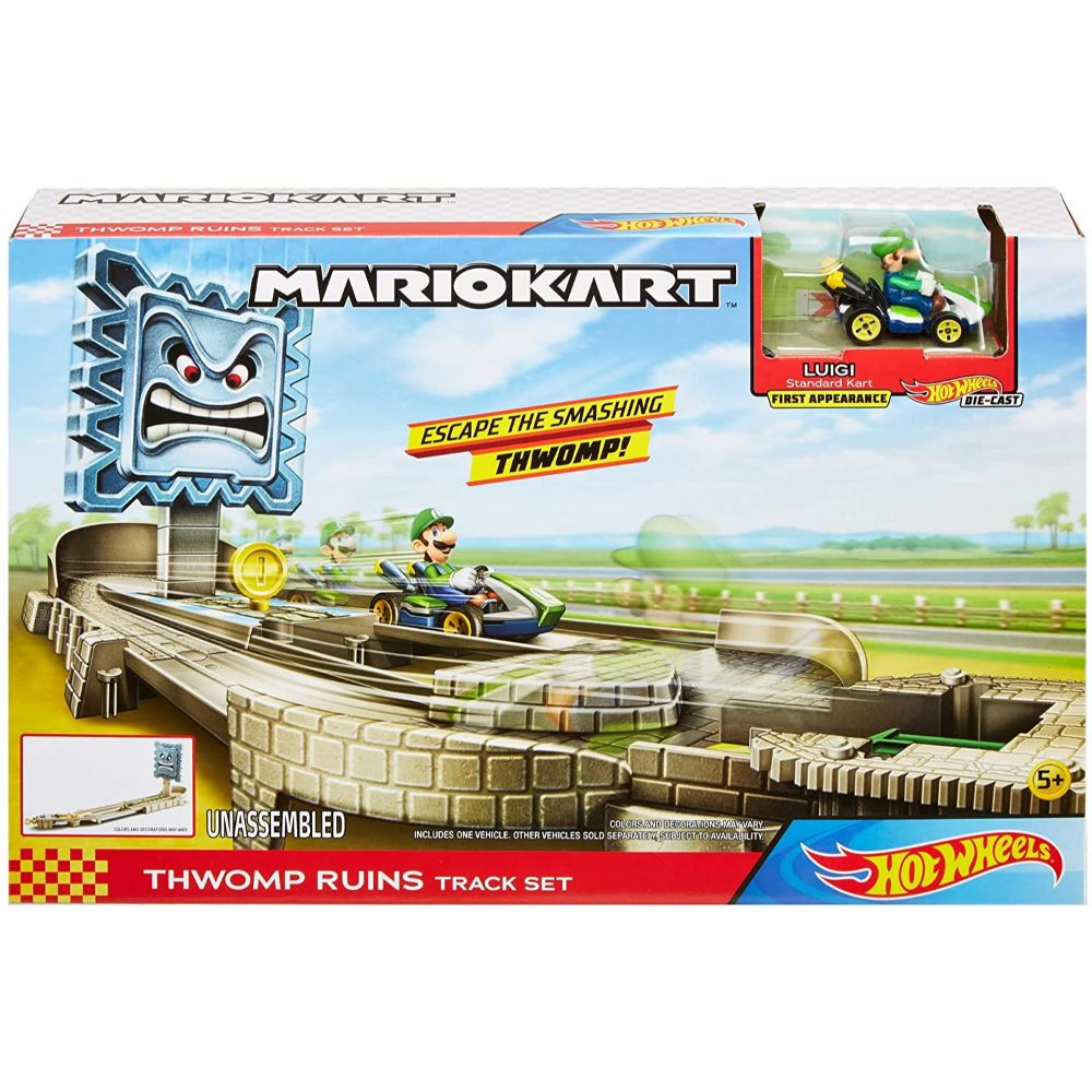 Hot Wheels Mario Kart Levels Track Set