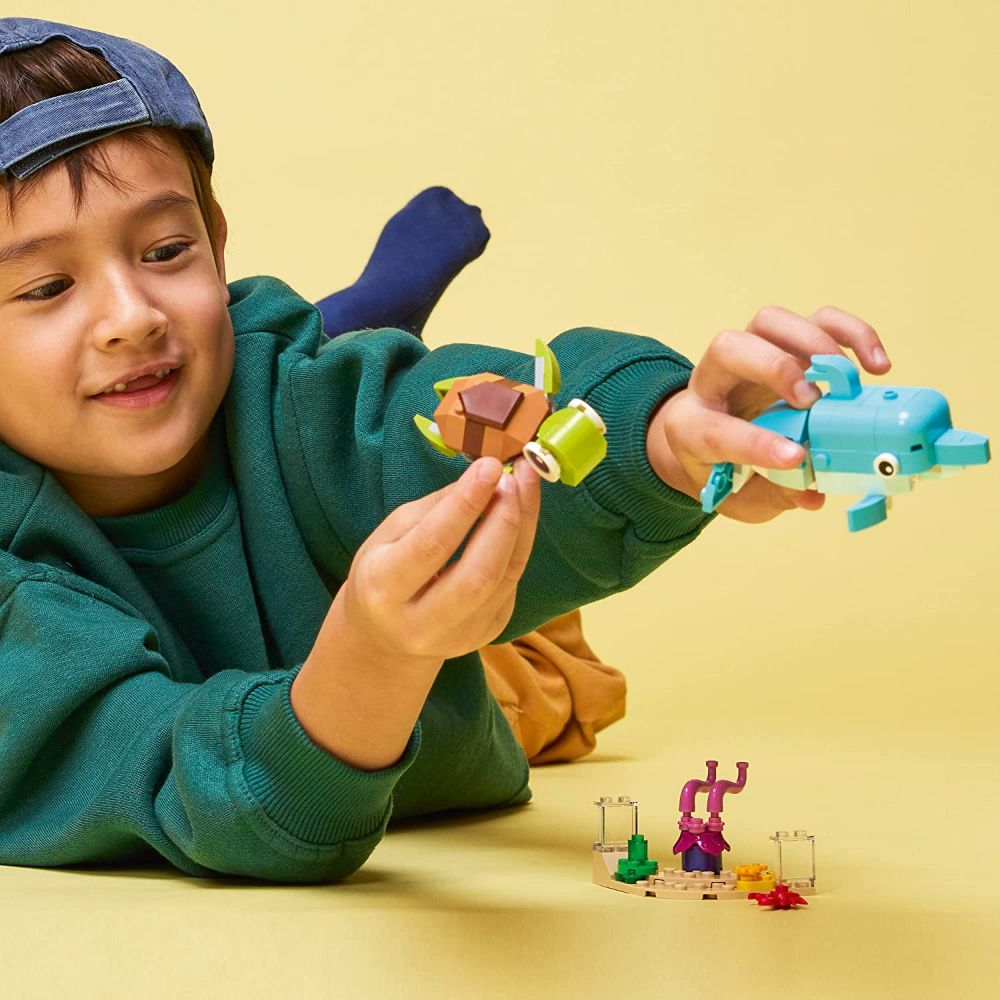 Lego Dolphin and Turtle