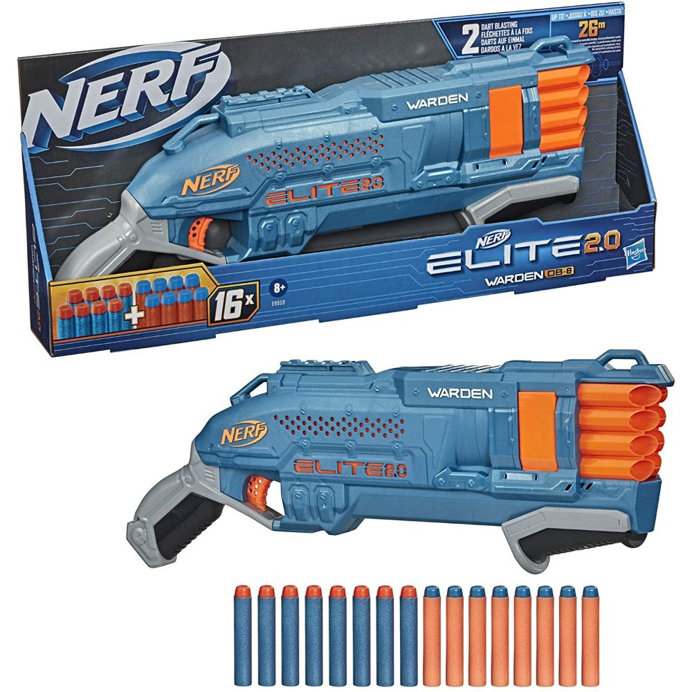 Nerf Elite 2.0 Warden DB-8 Blaster Nerf Elite 2.0 Warden DB-8 Blaster