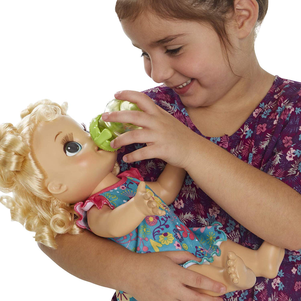 Baby Alive Happy Hungry Baby Blonde Curly Hair Toys4me