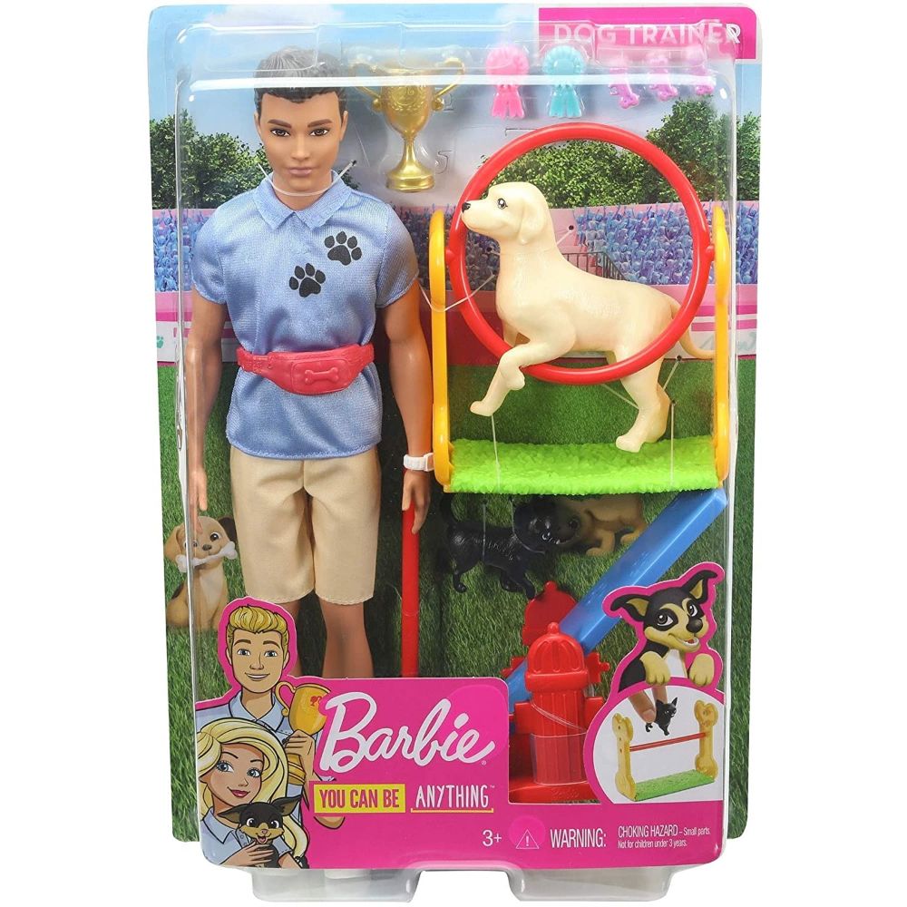 Barbie Ken Dog Trainer Playset with Doll