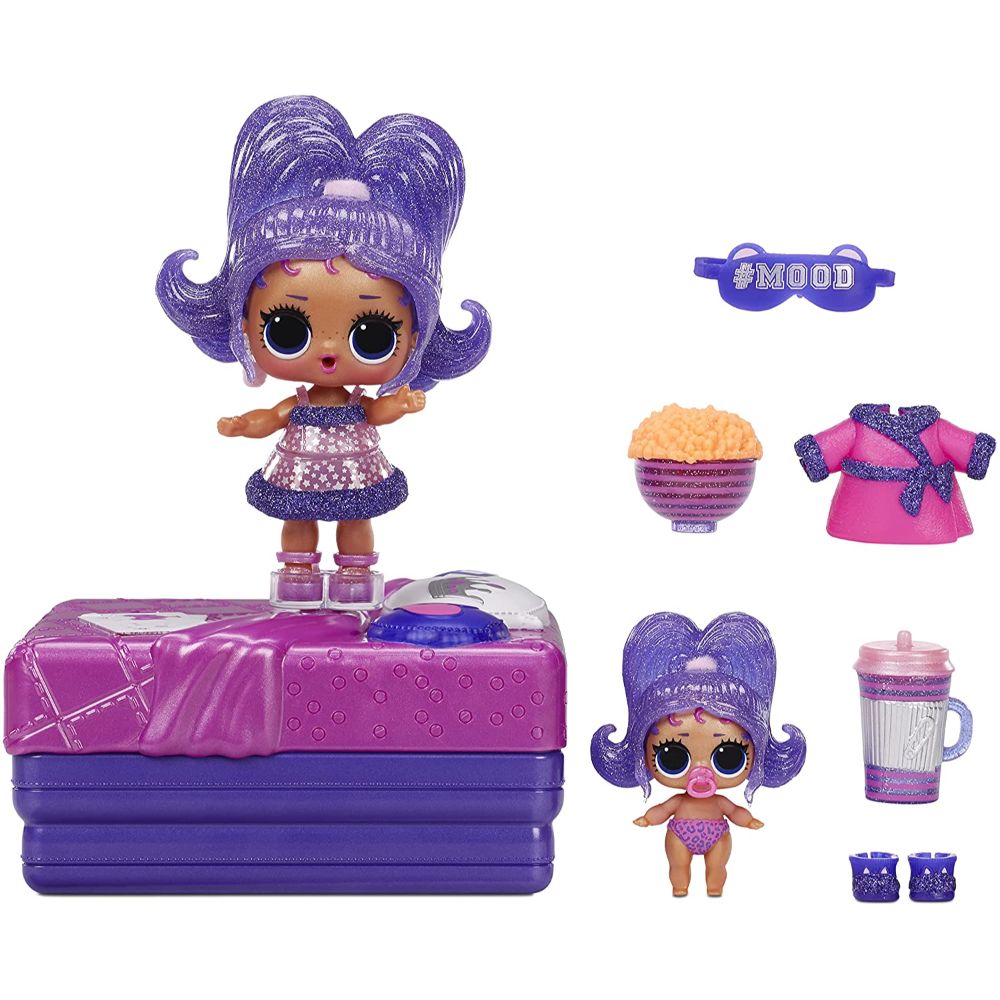 LOL Surprise Deluxe Present Surprise Series 2 Slumber Party Theme with Exclusive Doll & Lil Sister