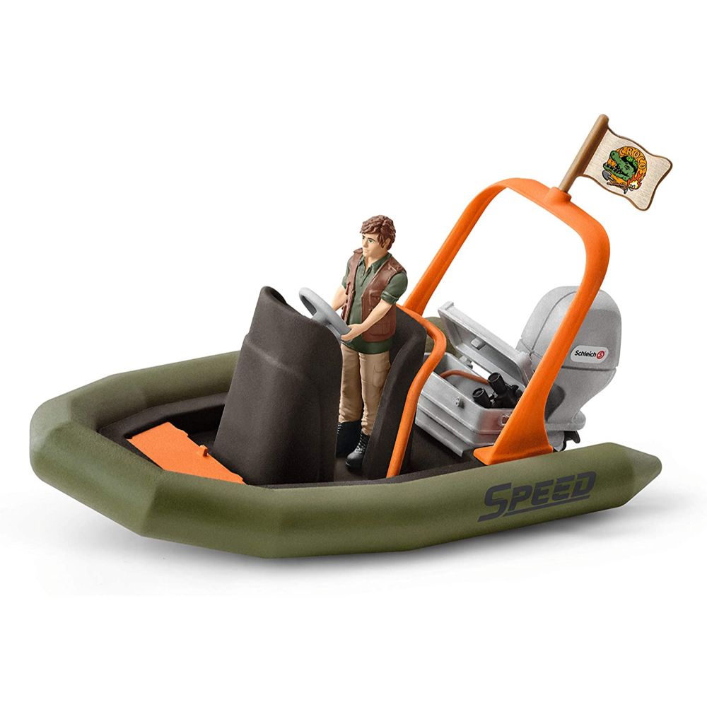 Schleich Dinghy Boat with Ranger