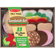Melissa & Doug Felt Food Sandwich Play Food Set (33 pcs)