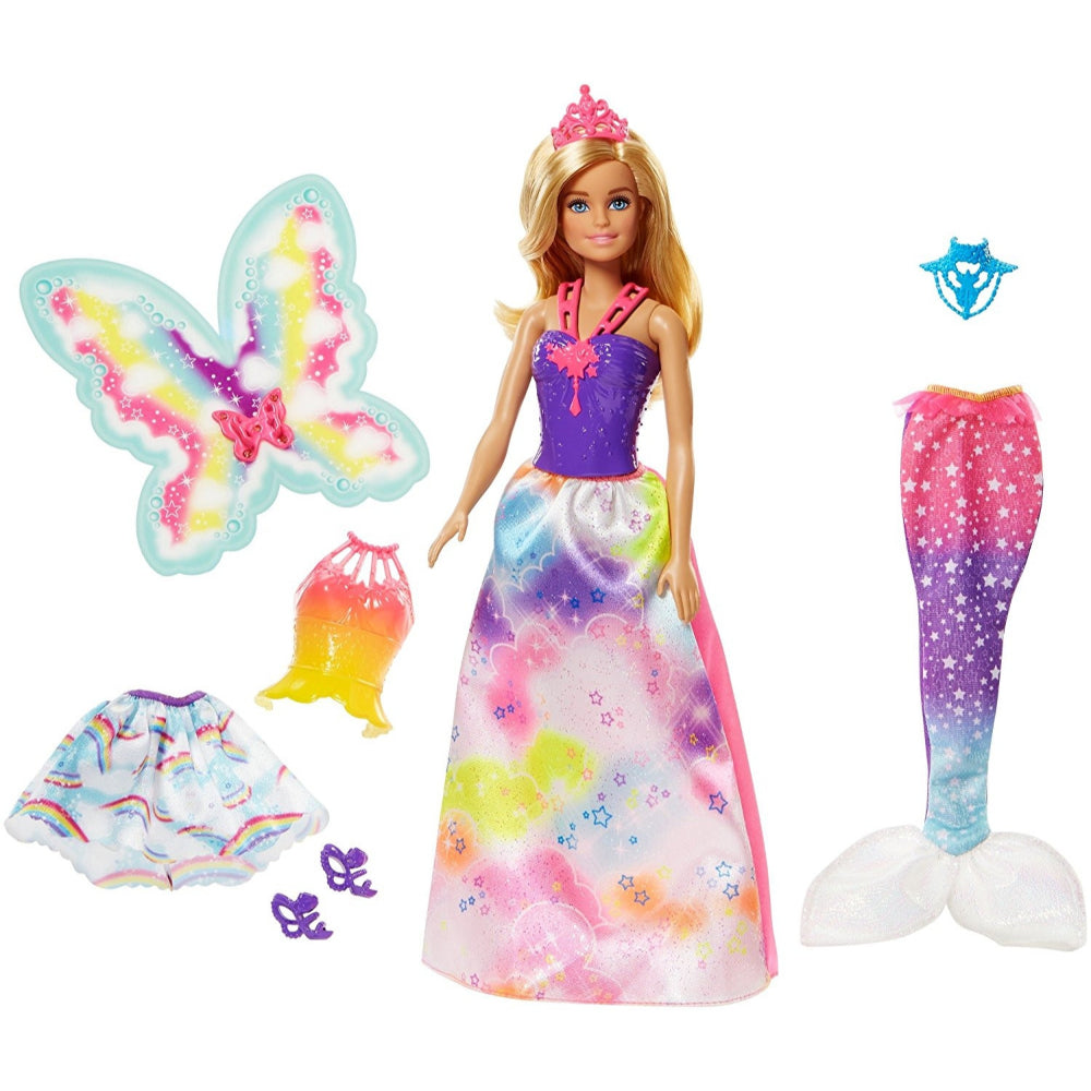 Barbie Dreamtopia Rainbow Cove Fairy Tale Dress Up Set  Image#4