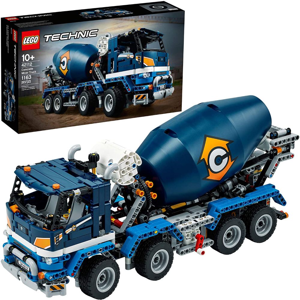 Lego Technic Concrete Mixer Truck Building Kit (1,163 Pieces)