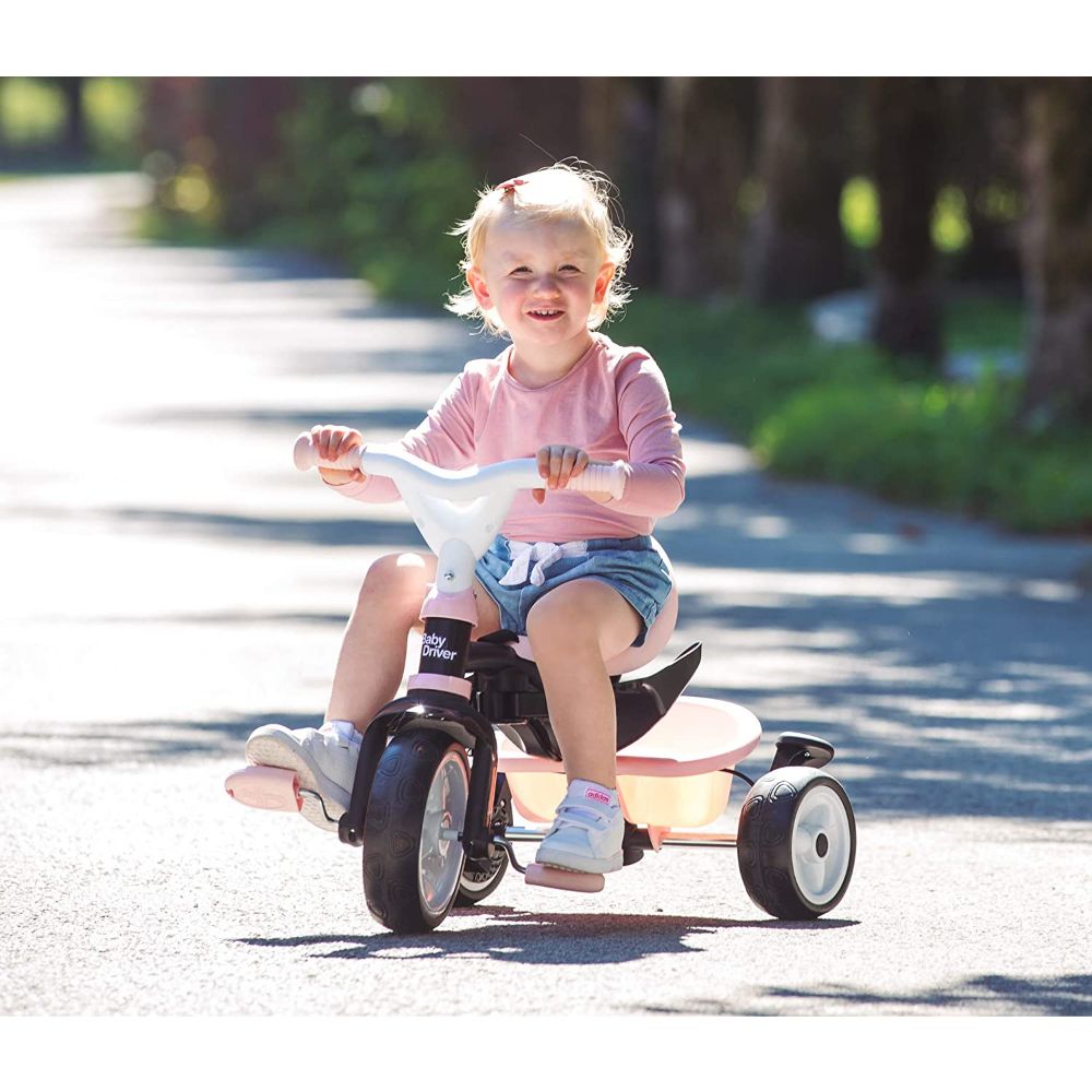 Smoby Tricycle Baby Driver Plus Pink