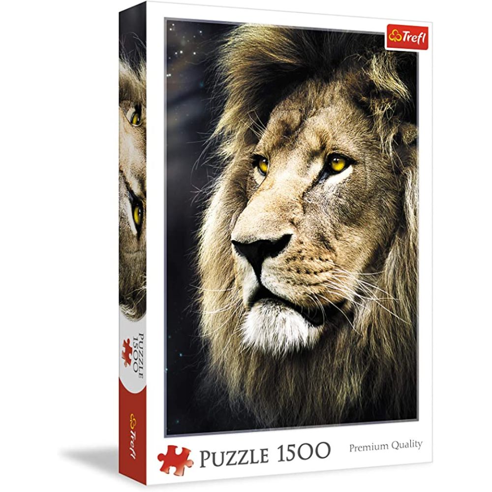 Trefl 1500 Piece Jigsaw Puzzle, Lion's Portrait