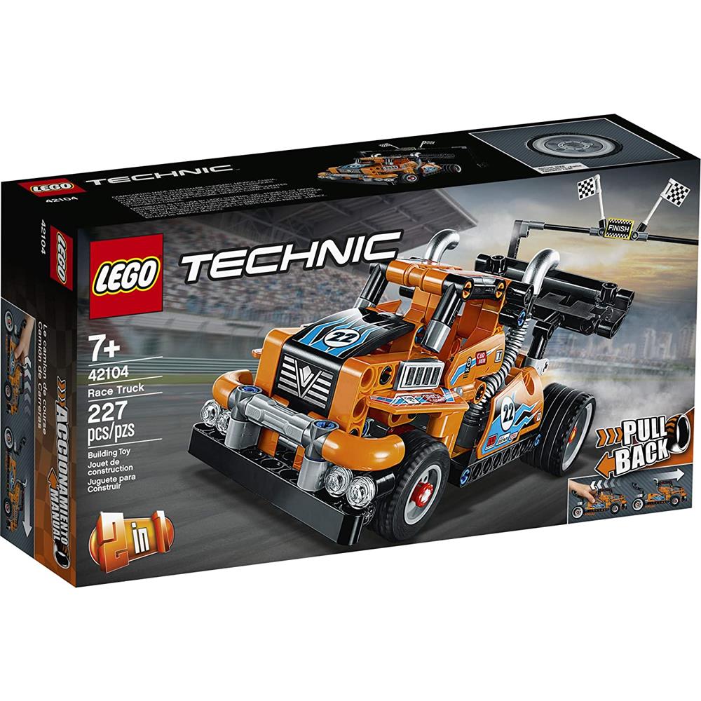 Race Truck Pull-Back Model Truck Building Kit  Image#1