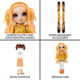 Rainbow High Winter Break Poppy Rowan â€“ Orange