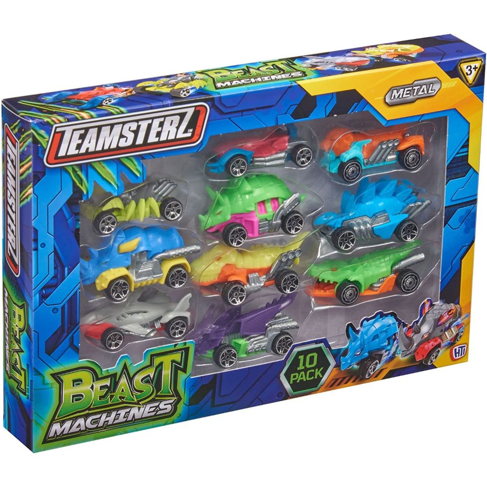 Teamsterz - Beast Machine Die-Cast Cars 10 Pack