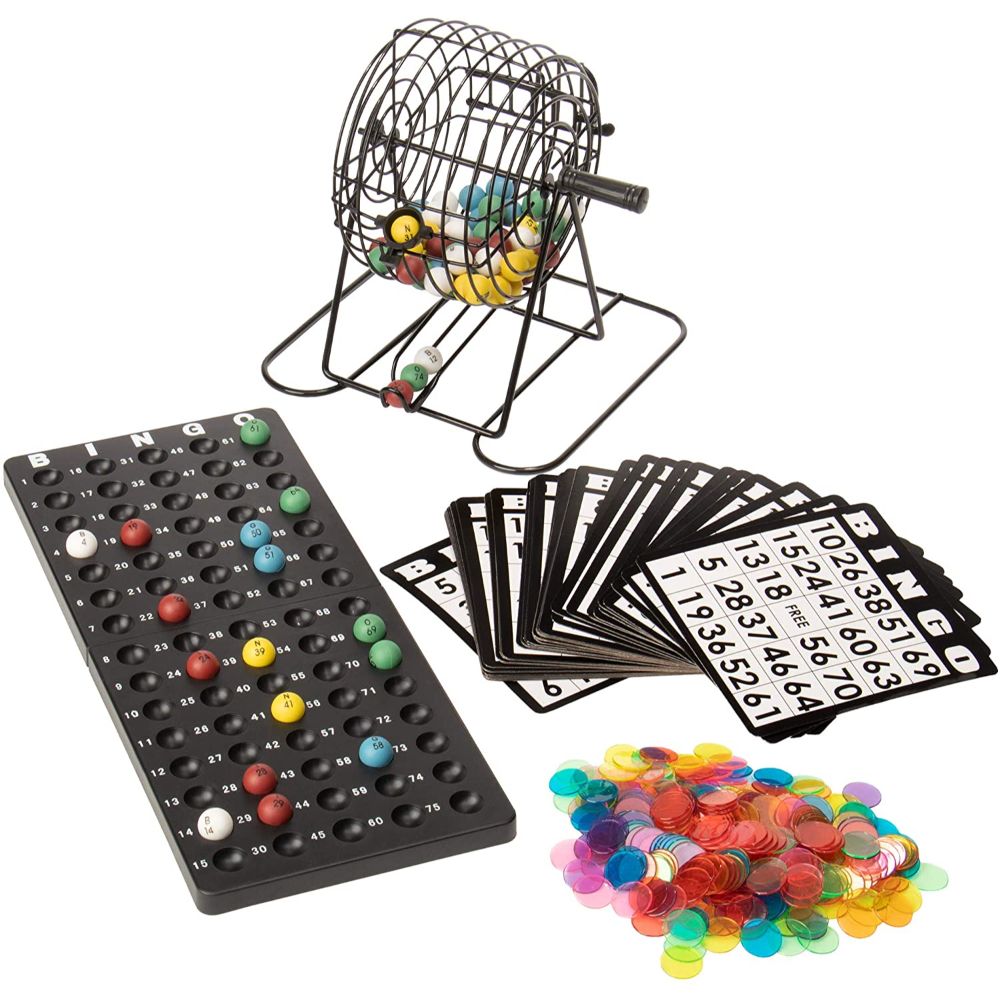 Deluxe Bingo Set - 6-Inch Roller Cage