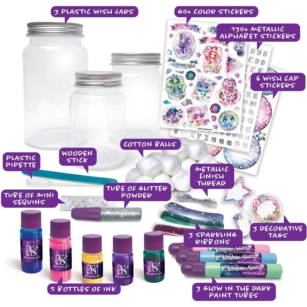 Nebulous Stars Galaxy Wish Jars