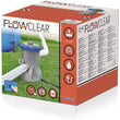 Bestway Flowclear 330gal Filter Pump Swimming Pool, Grey  Image#1