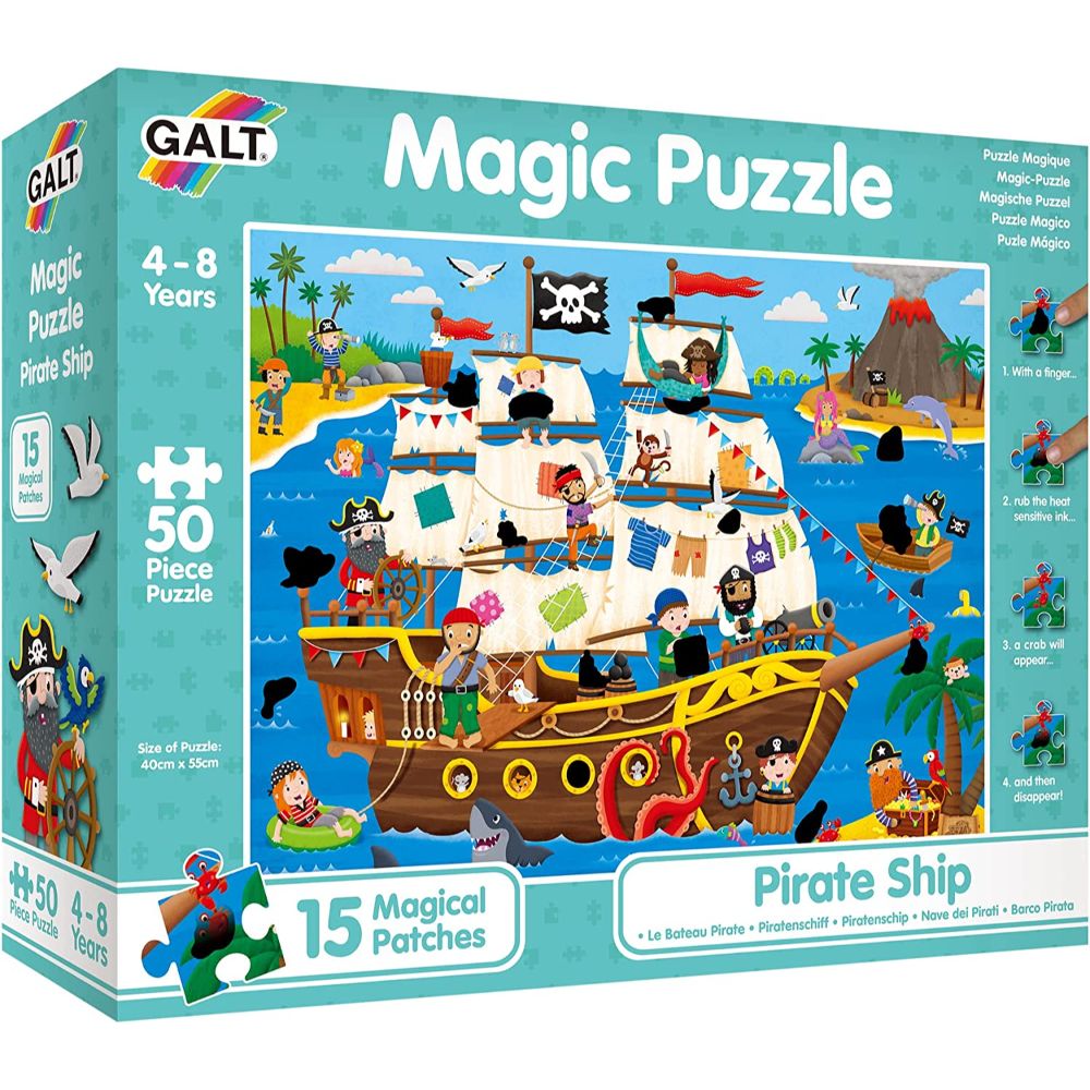 Galt Pirate Ship Magic Puzzle Galt Pirate Ship Magic Puzzle