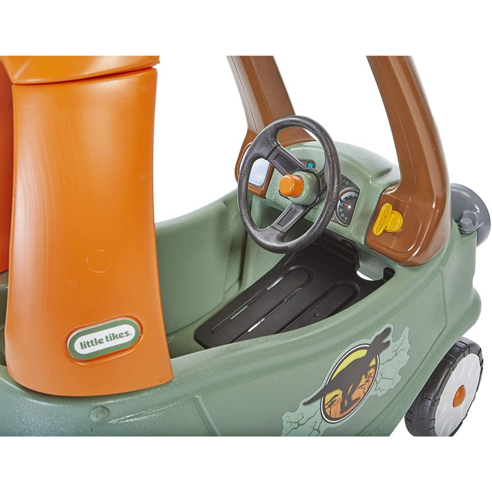 T-Rex Cozy Coupe by Little Tikes Dinosaur Ride-On Car for Kids