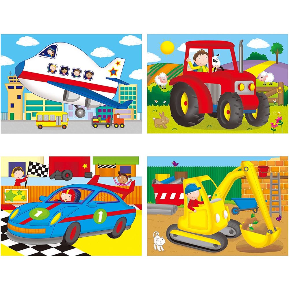 Galt Puzzles In A Box Vehicles Galt Puzzles In A Box Vehicles