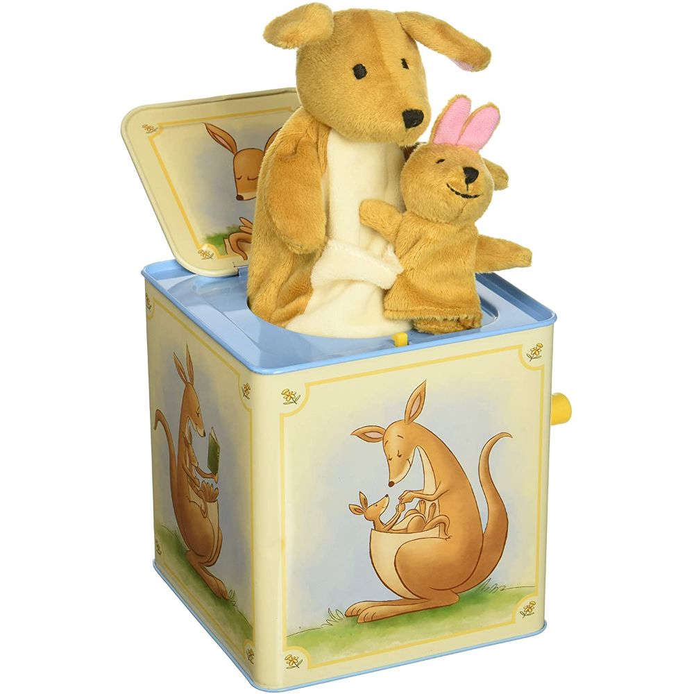 Schylling Kangaroo Jack in The Box Musical Wind up Toy