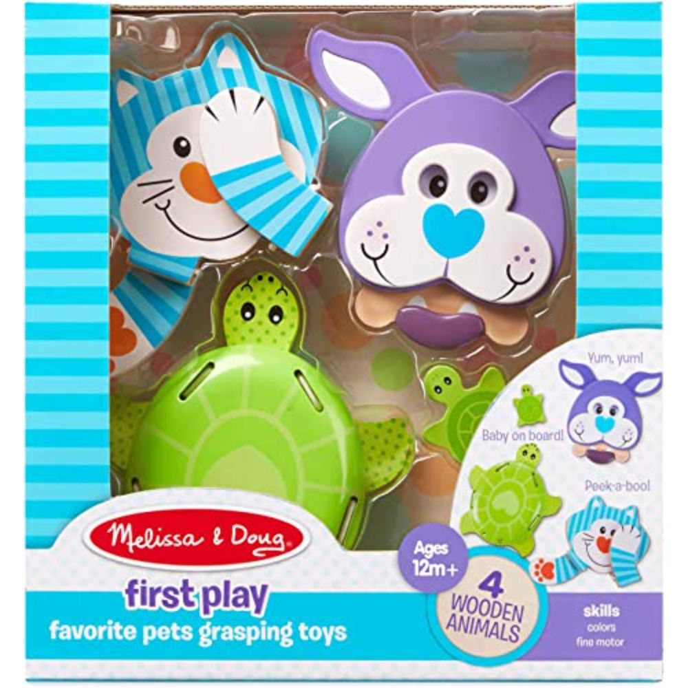 Melissa & Doug Favorite Pets Grasping Toys