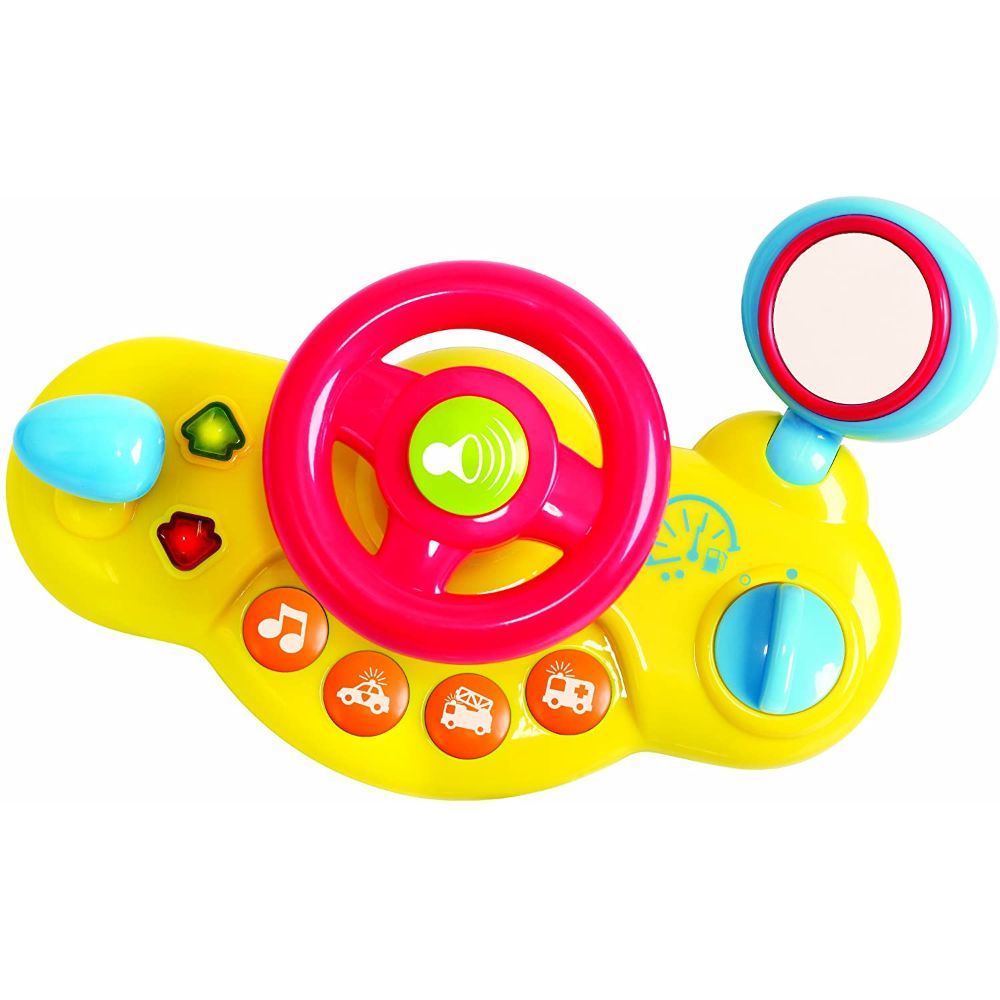 Playgo Kid Source My First Driving Kit Toy - Turn & Lean Steering Wheel Cars