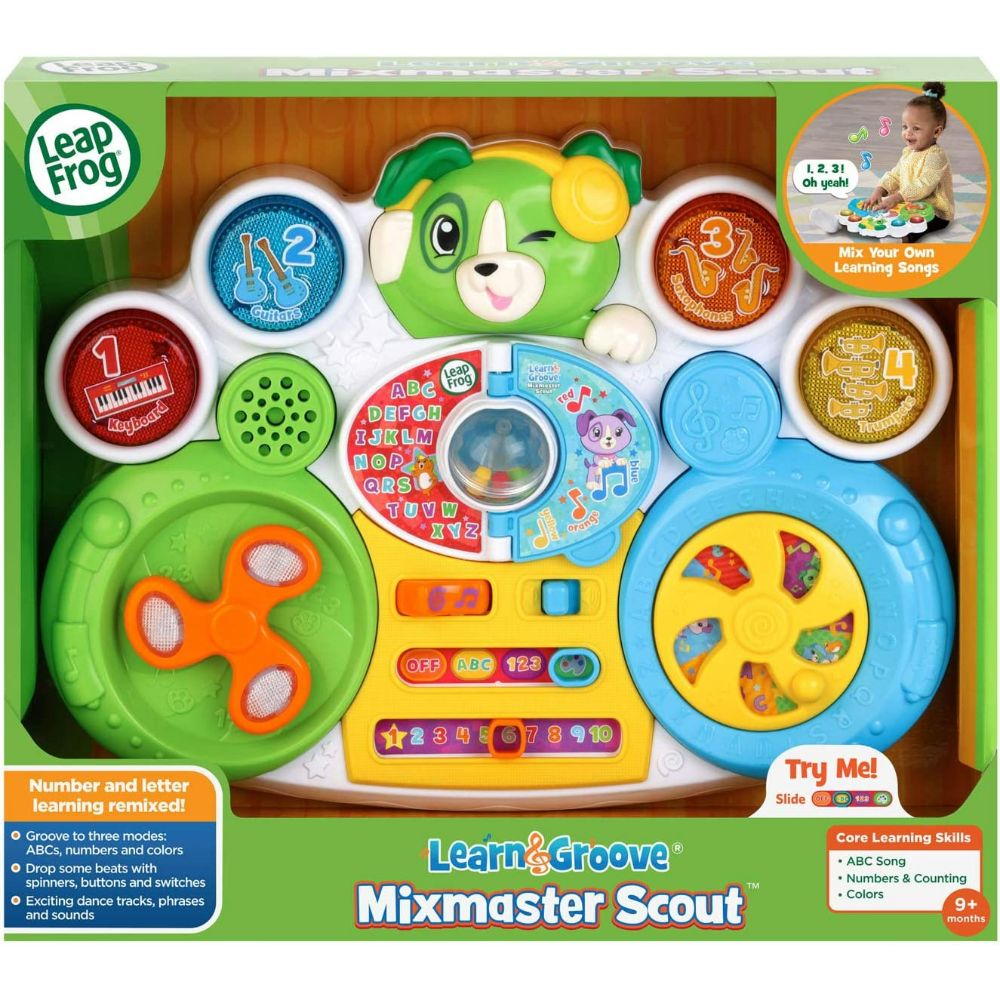 LeapFrog Learn & Groove Mixmaster Scout, Green