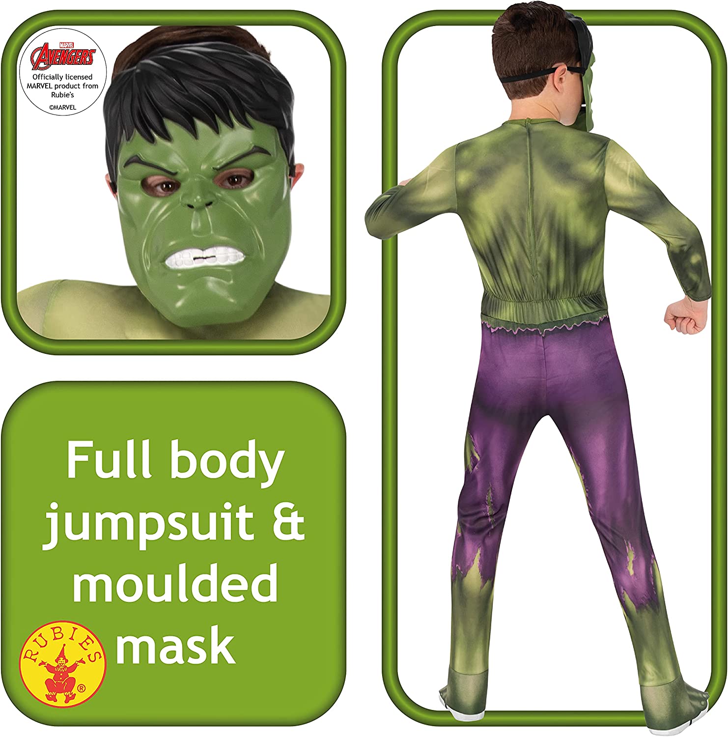 Rubies Marvel Hulk Classic - Large Rubies Marvel Hulk Classic - Large