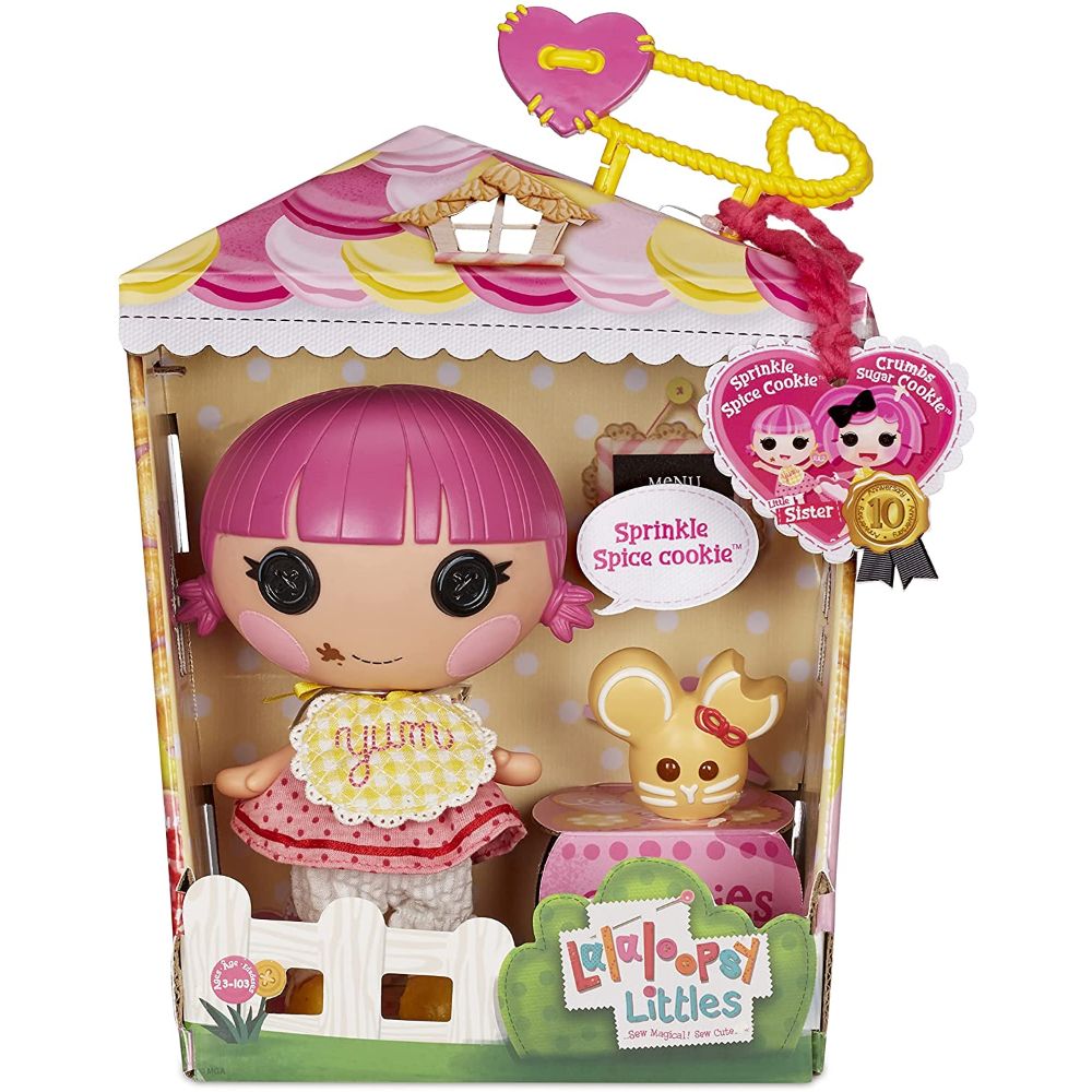 Lalaloopsy Littles Doll - Sprinkle Spice Cookie with Pet Cookie Mouse