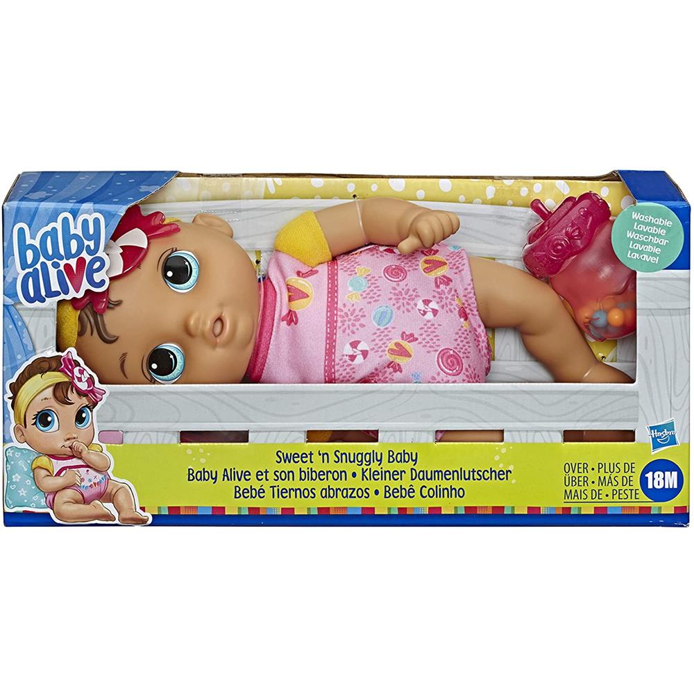 Baby Alive Sweet ‘n Snuggly Baby, Soft-Bodied Washable Doll  Image#2