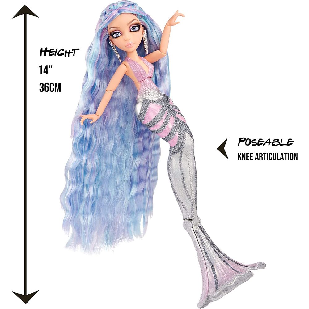 Mermaze Mermaidz Deluxe Color Change Orra doll with Glitter Hair Gel