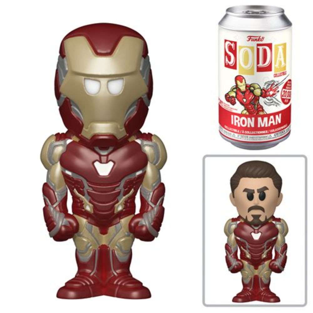 Funko Pop  Avengers  Endgame Iron Man Vinyl Soda Figure