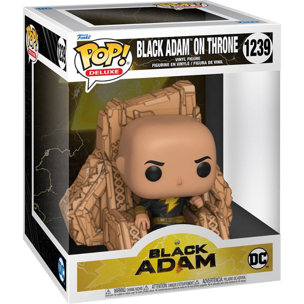 Funko Pop Black Adam on Throne