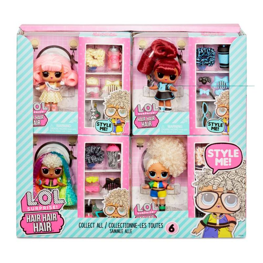 LOL Surprise Hair Hair Hair Tots Assorted LOL Surprise Hair Hair Hair Tots Assorted