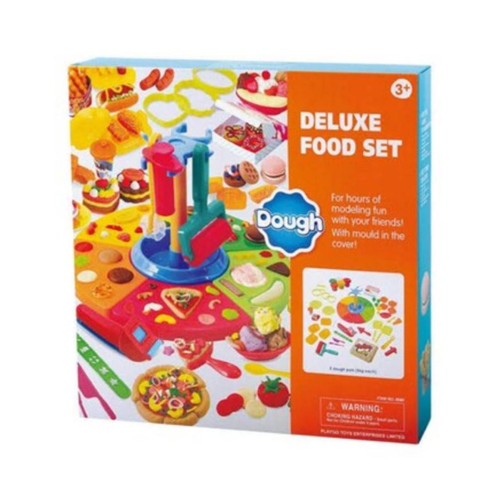 Playgo Deluxe Food Set 5*2 Oz Dough Included
