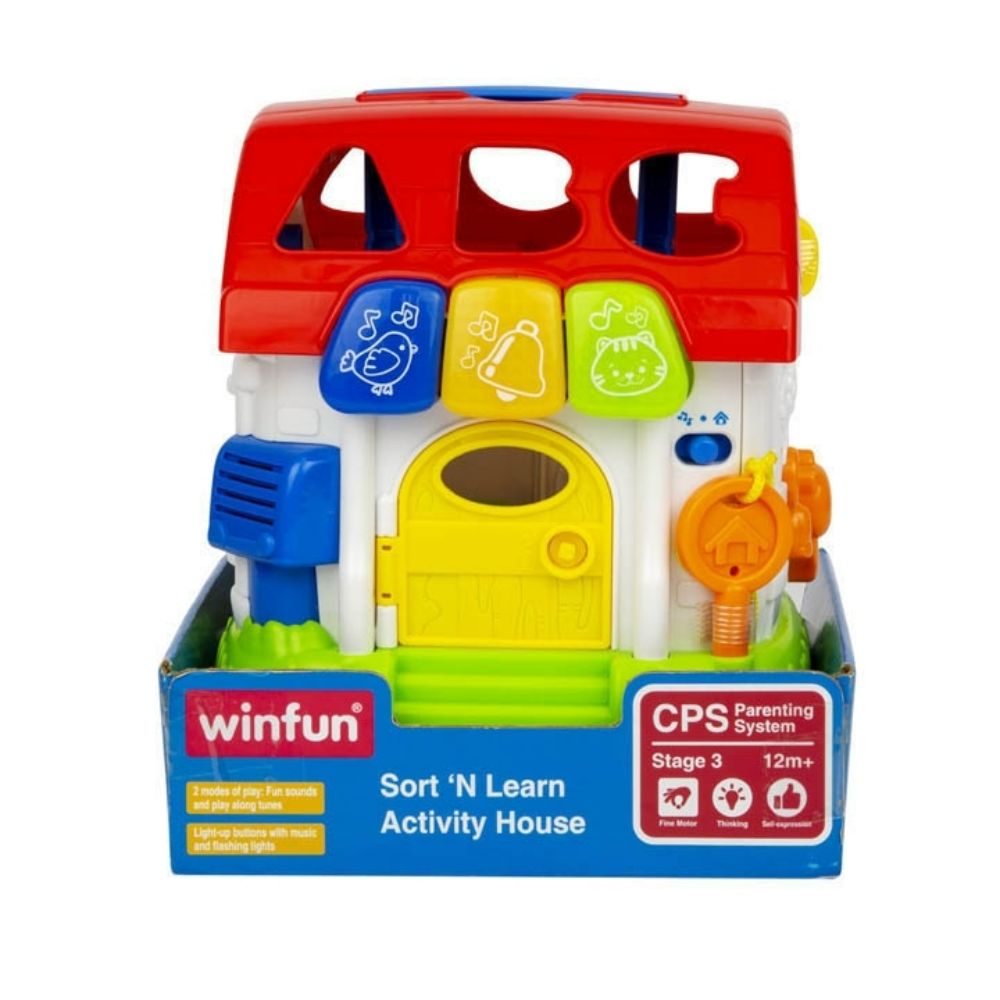 Winfun Sort 'N Learn Activity House Winfun Sort 'N Learn Activity House