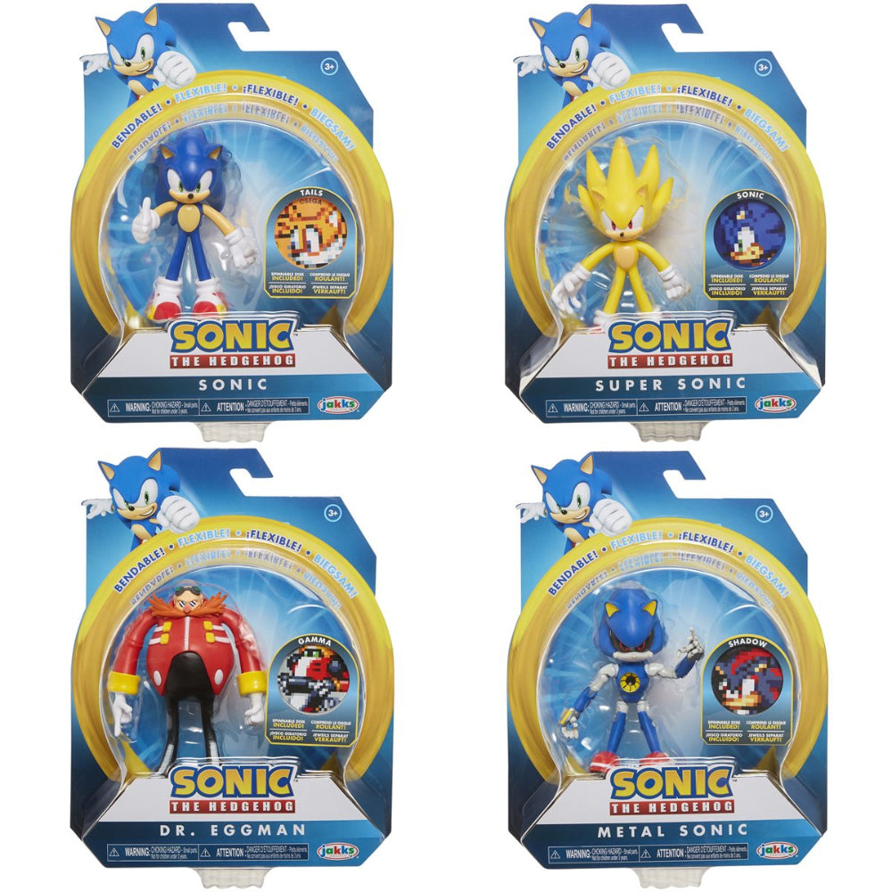 Sonic 4inch Fig W/Acc Wave 2  Image#1