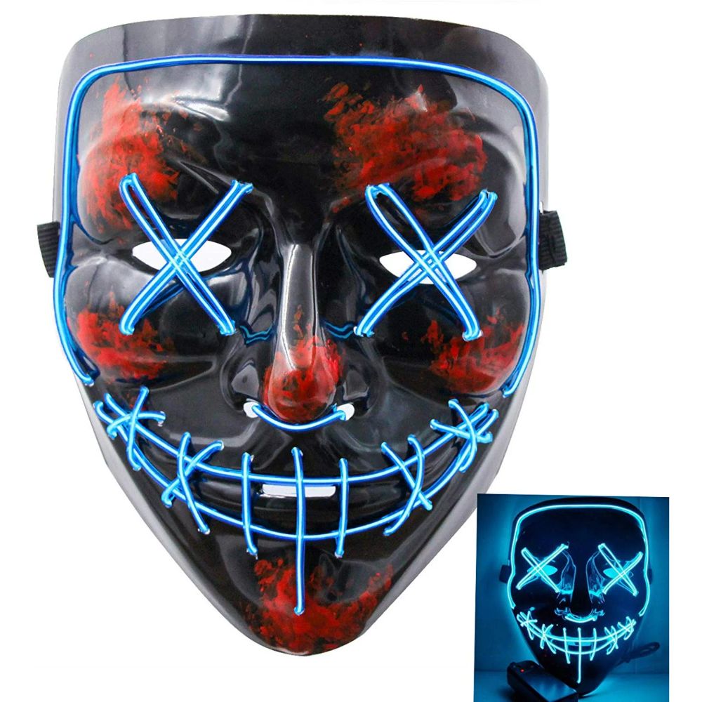Kids land Halloween Led Mask Blue