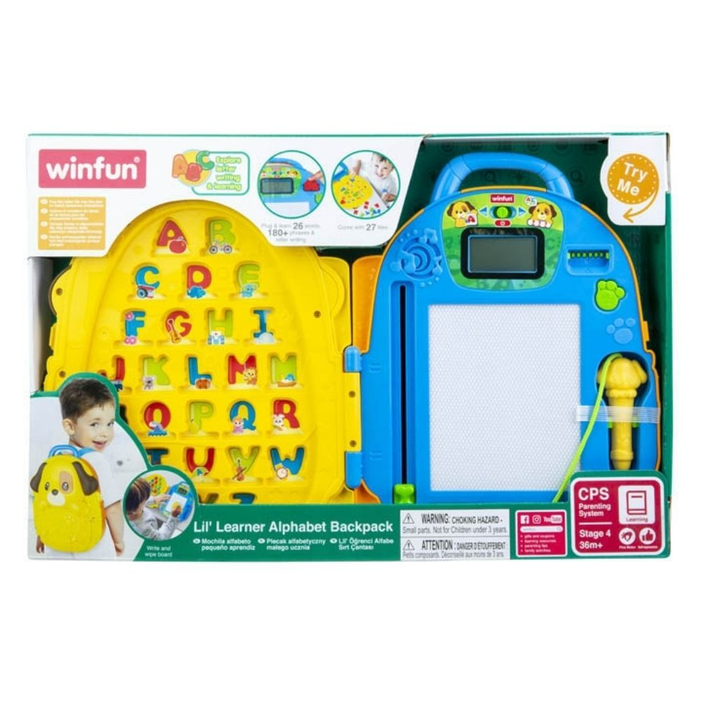 Winfun Lil' Learner Alphabet Backpack Winfun Lil' Learner Alphabet Backpack