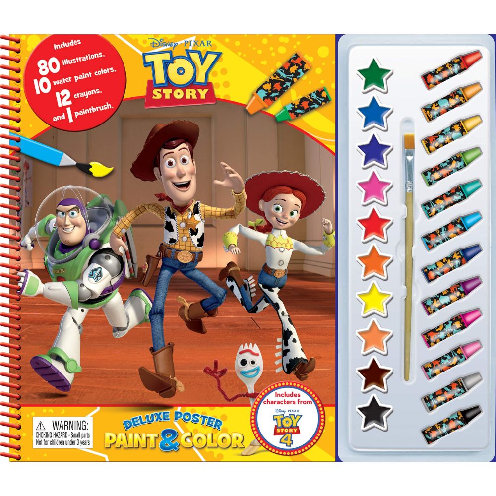 Phidal - Disney Toy Story WTS4 Deluxe Poster Paint & Color