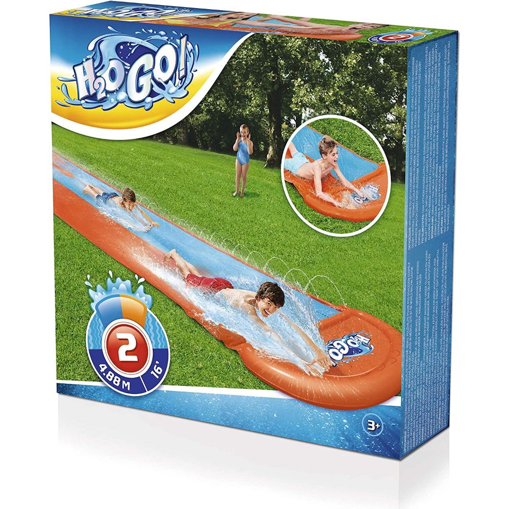 Bestway H20GO Double Water Slip and Slide 4.88m – Toys4me