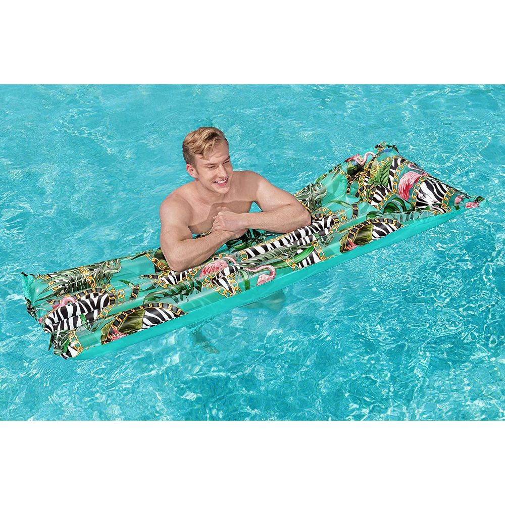 Bestway Floral Fantasy Floating Mat 6' x 27 Bestway Floral Fantasy Floating Mat 6' x 27