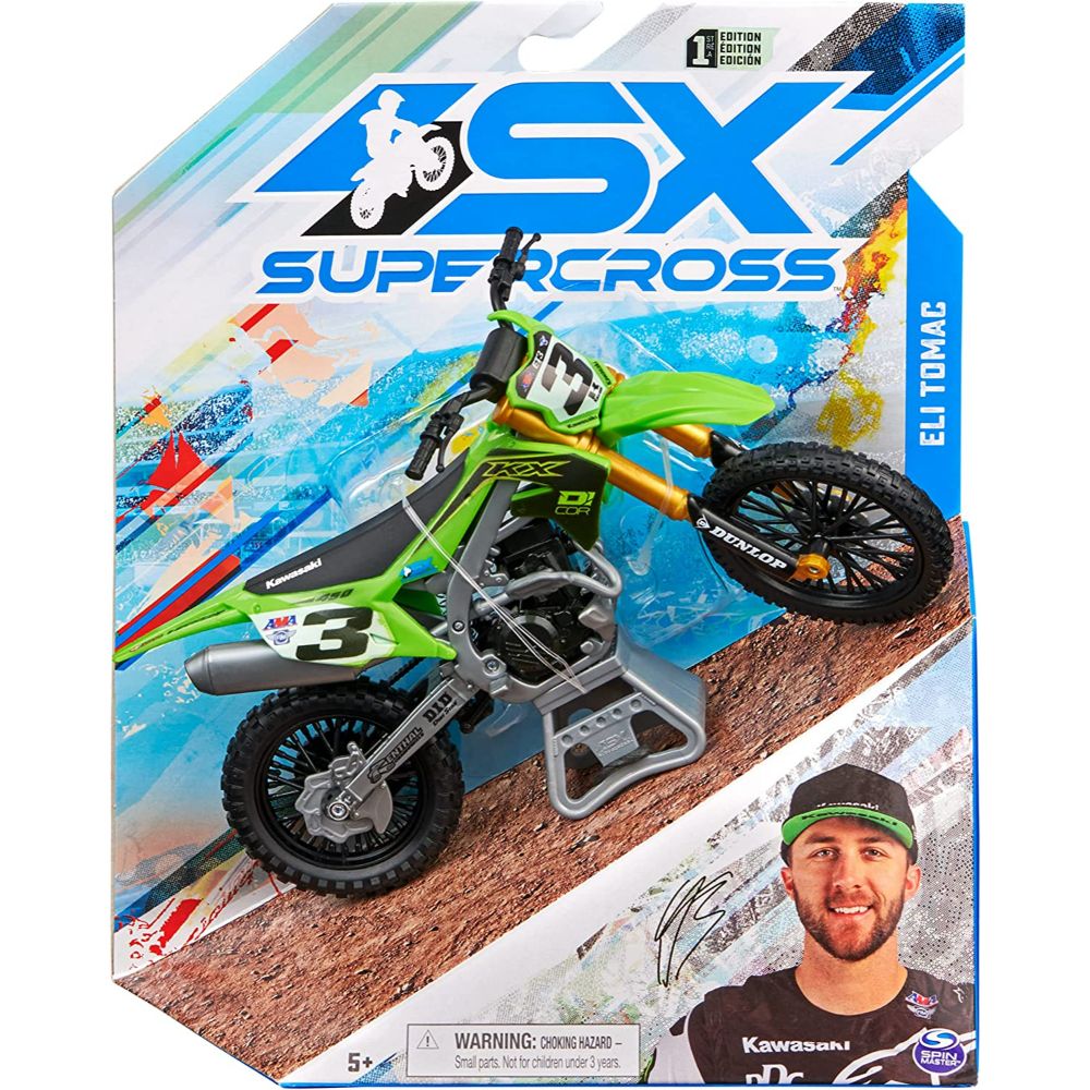 Super Cross Die-Cast 1:10 Collector Motorcycle Assorted Super Cross Die-Cast 1:10 Collector Motorcycle Assorted
