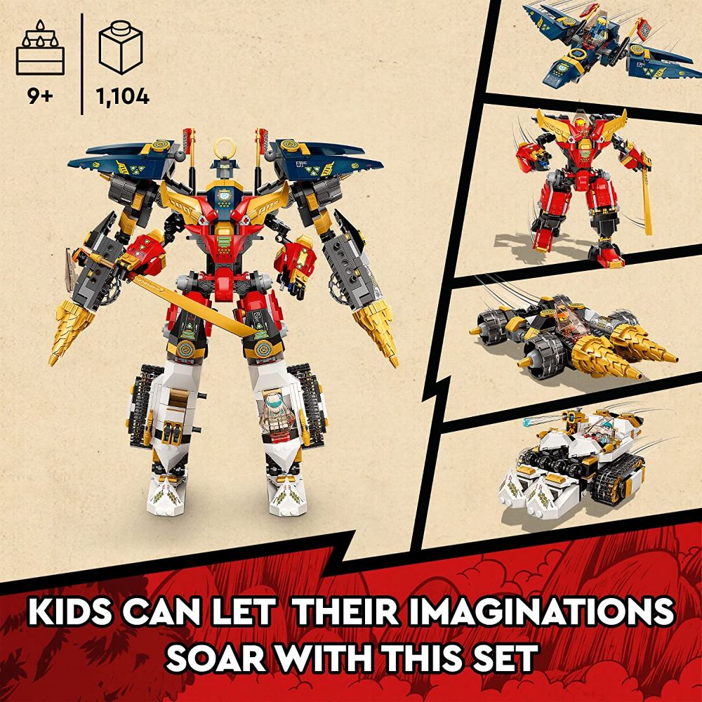 Lego Ninja Go Ninja Ultra Combo Mech Vehicle