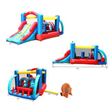Happy Hop 17ft Racing Fun Obstacle Course Bouncy Castle  Image#2
